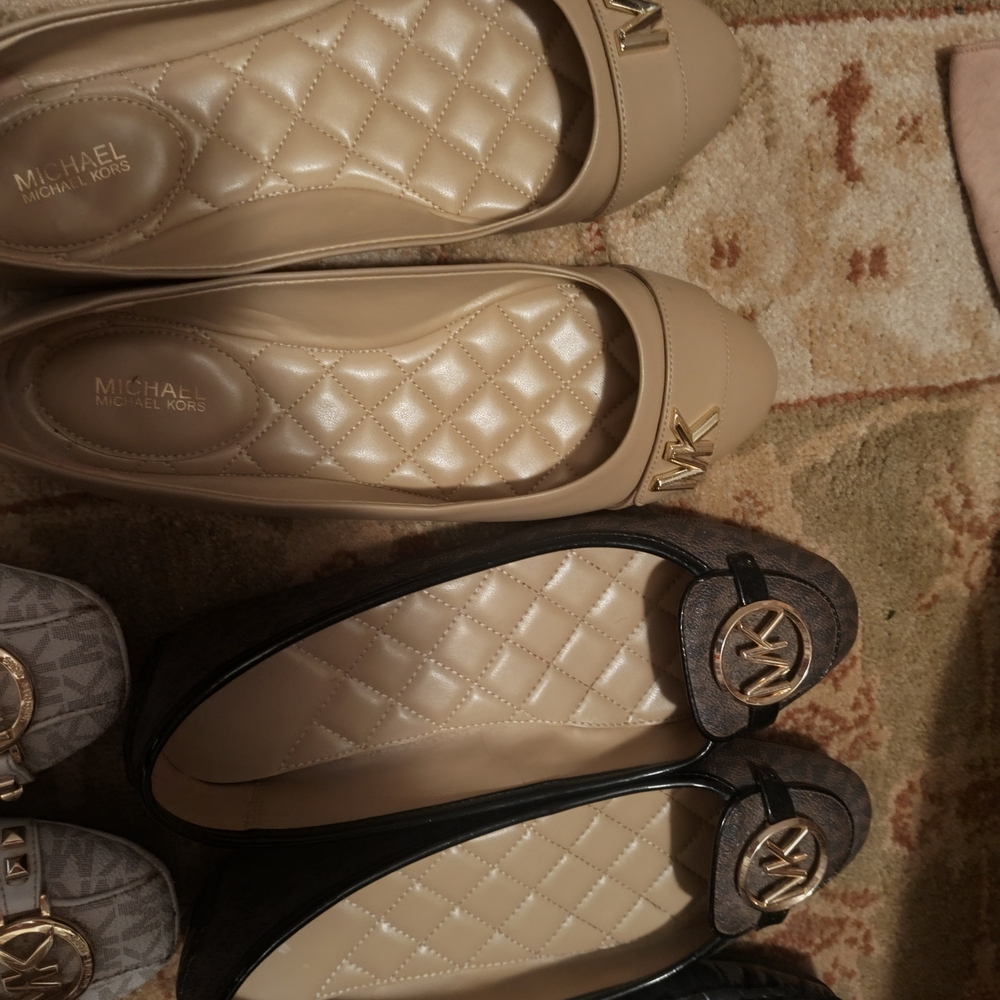 Michael Kors Tan and Black Women's Loafers